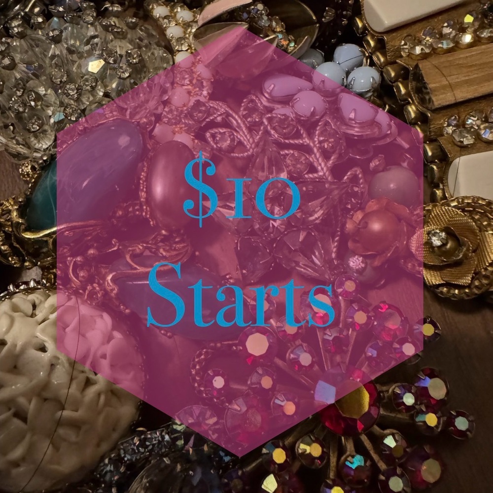 $10 starts-4 Unlisted modern-vintage preowned Jewelry mostly vintage🩷🩷